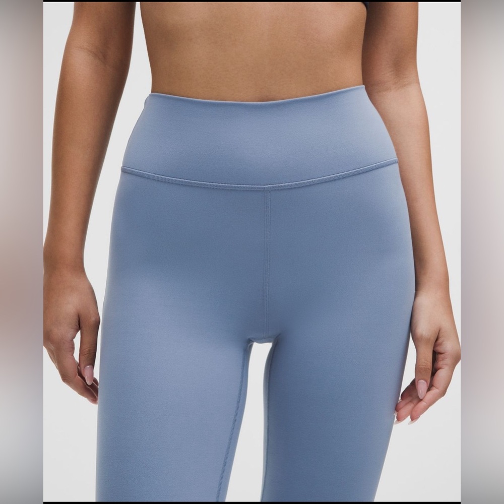 Lululemon NWT Groove Nulu HR Flared Pant Regular Sz 10, 12 Washed Denim - Picture 5 of 5